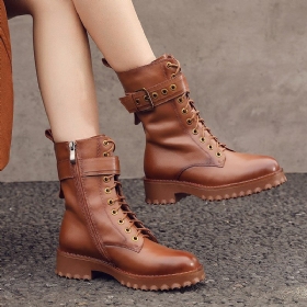 Gave Sko Høst Vinter Kort Klassisk Mote Martin Boots