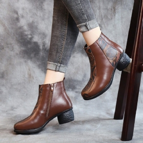 Winter Ethnic Leather Short Boots 35-41 | Gave Sko