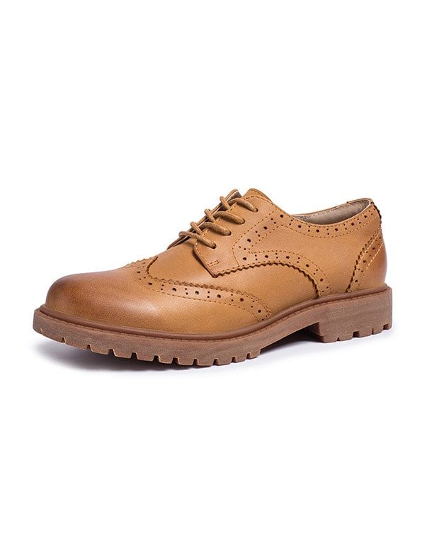 Brock Leather 2022 Spring Autumn British Oxford Shoes