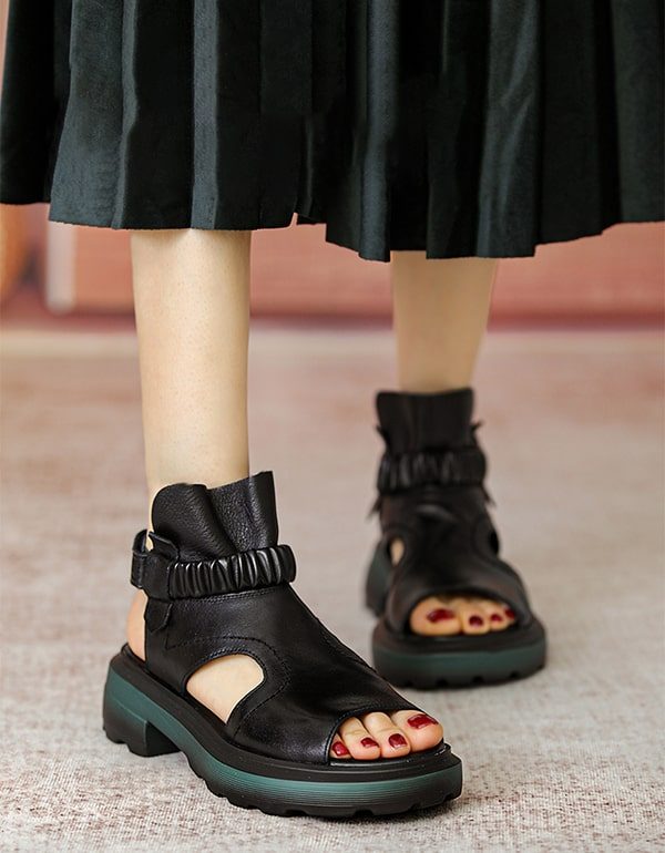 Sommer Slingback Sandaler For Kvinner