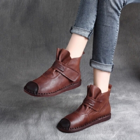Casual Retro Leather Håndlagde Korte Støvler | Gave Sko