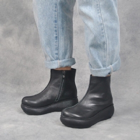 Wedge Retro Short Boots For Kvinner | Gave Sko