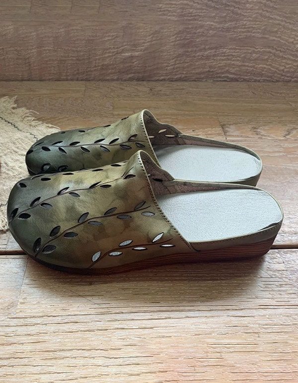 Komfortable Slip On Kvinner Retro Tøfler