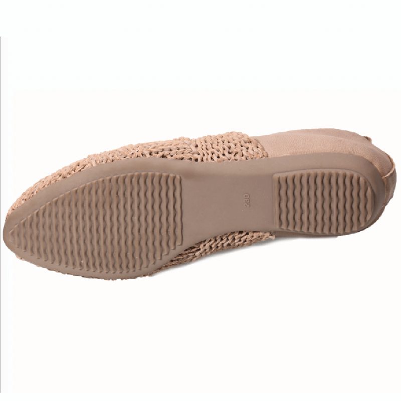Leather Casual Flat Myk Bunn Mote Damesko | Gave Sko