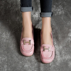 Gavesko Vår Sommer Flat Håndlagde Dame Flate Sko\/rosa