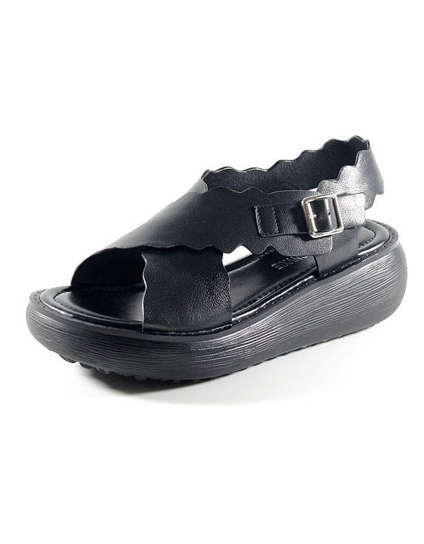 Summer Cross Strap Retro Plattformsandaler